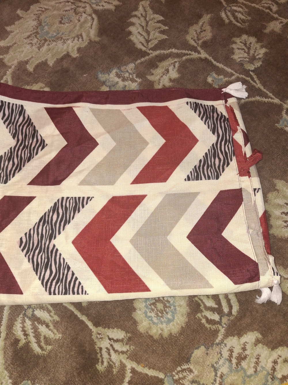 Brand New Geometric Organdy Scarf / Dupatta
